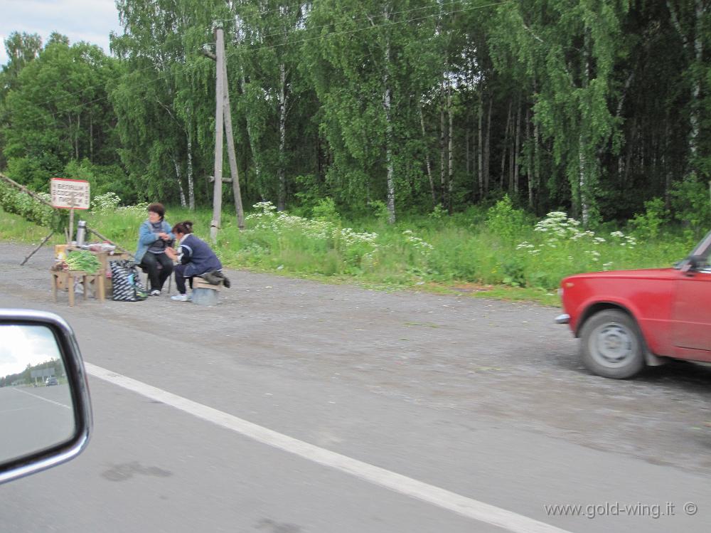 IMG_1397.JPG - Tra Achinsk e Krasnoyarsk (Siberia): venditori a bordo strada