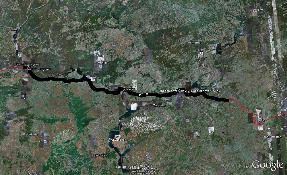2009-07-14.JPG - 14.7.2009 - martedì - giorno 35 - Verekrevo (NW Ufa) (RUS) (8.12) [4 - Nizni Novgorod (RUS) (22.14) [2 - km 816, viaggio h 16.02, guida h 11.33