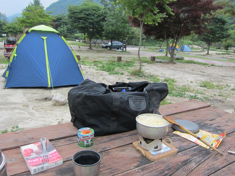 IMG_3116.JPG - Parco nazionale Jirisan - Cena in campeggio