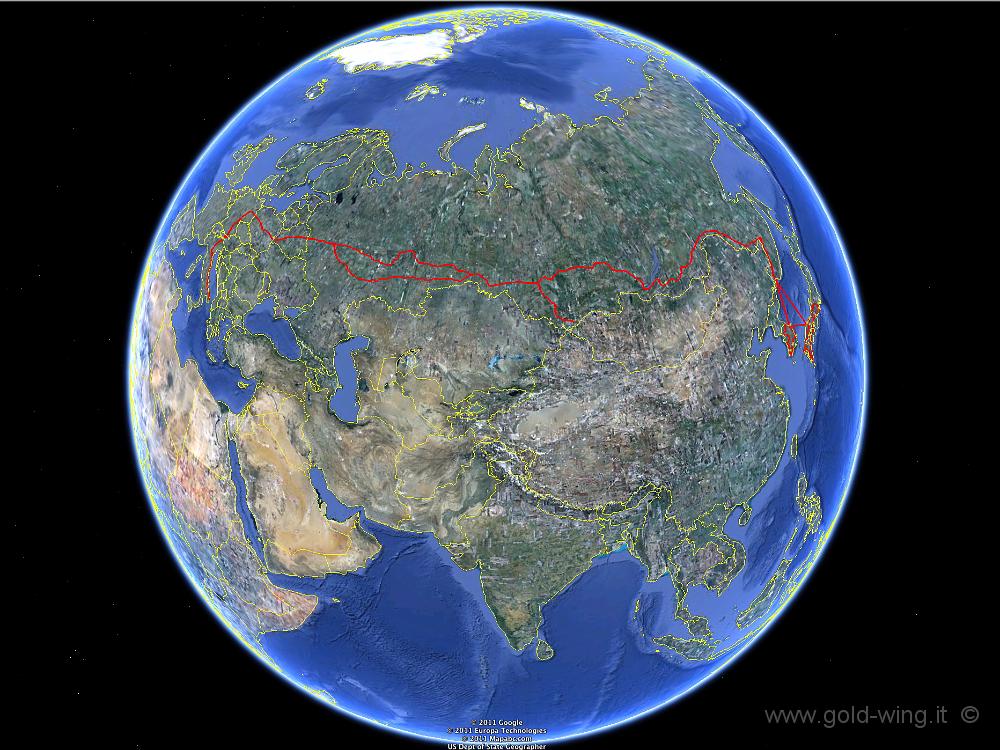 0-percorso2222.jpg - Percorso effettivo: 34.000 km in 59 giorni (3.6/31.7.2011)