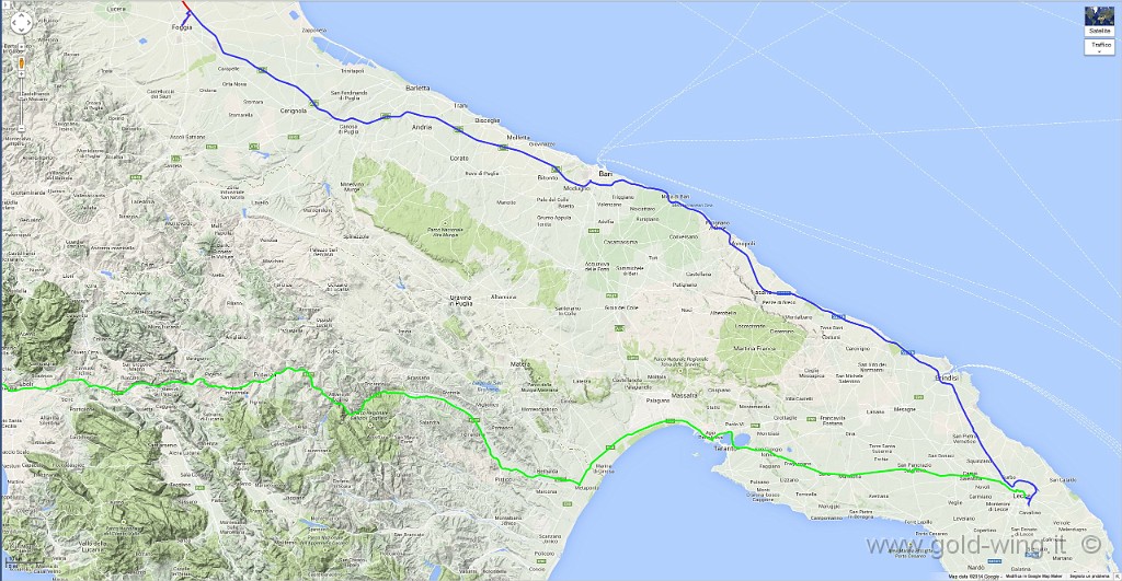 131002.jpg - Lecce (Italia) (20.16) - Foggia (23.16). Km 295, viaggio h 3.00, guida h 2.40