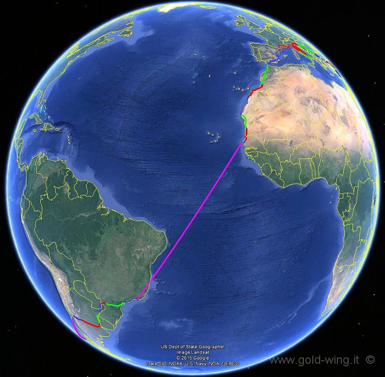 3google-earth.jpg - IL GIRO DEL MONDO IN MOTO - 5 continenti - 24 Stati - 2.10/24.12.2013 - 83 giorni -  km 33.753. America e Africa