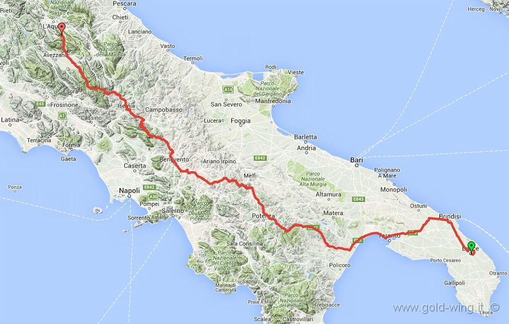 1.JPG - Lecce-Rocca di Cambio (AQ), km 682, dalle 7.47 alle 20.35