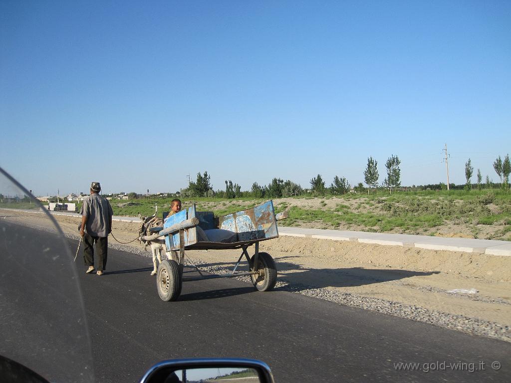 173.JPG - Carretto sulla superstrada per Bukhara (Uzbelistan)
