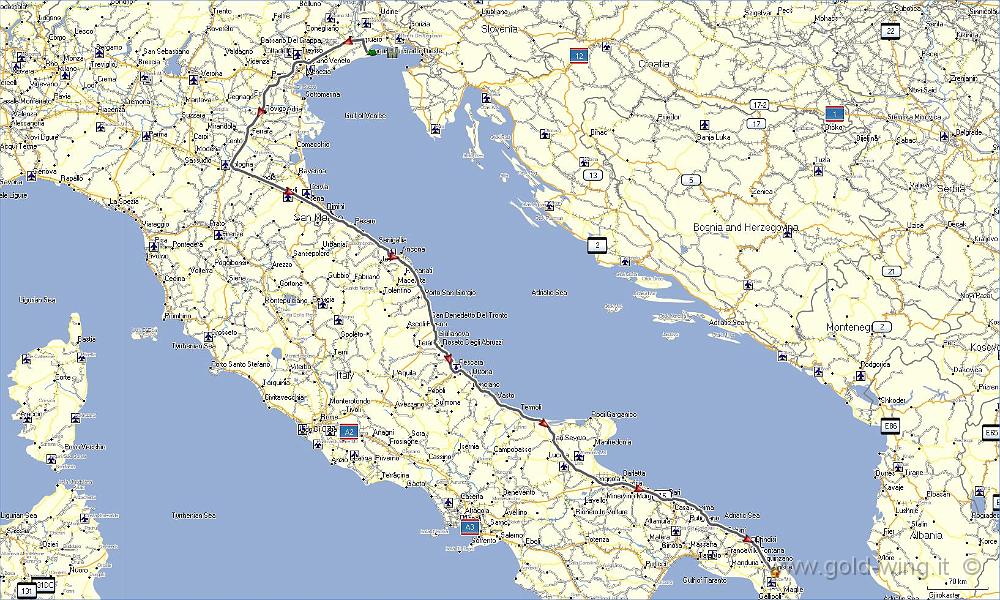 percorso13.JPG - Lignano Sabbiadoro-Lecce, km 1.069