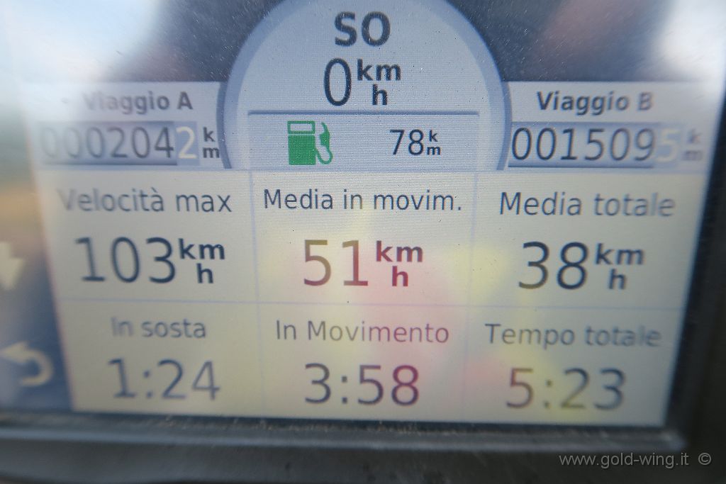 IMG_0801.JPG - Percorso del pomeriggio: in perfetta media oraria (38 km/h)