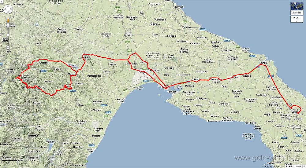 percorso.JPG - Km 535 in 8 ore